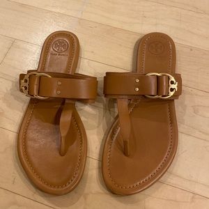 Tan Tory Burch sandals